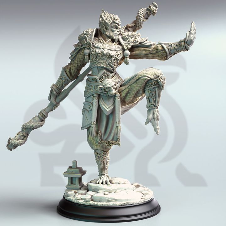 【希少】GB SKINS GOD SAVE THE KING MA-1 38 3D Printable Monkey King - Wukong (Kuzen) by DM Stash